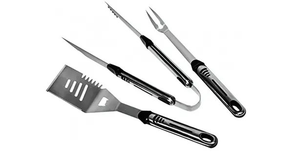 Set 3 ustensile din inox pentru gratar 47 cm Activa 15500