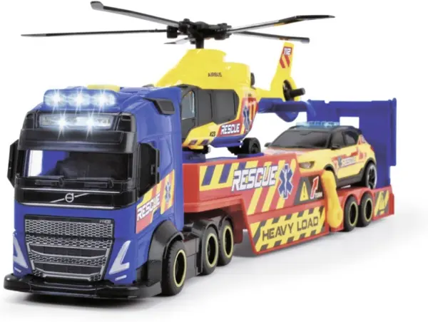 Set 3 vehicule de salvare - Transporter | Dickie Toys