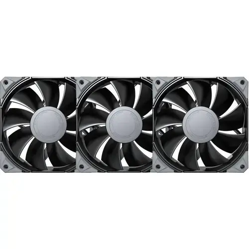 Set 3 ventilatoare Montech E28 PWM 120mm, Negru