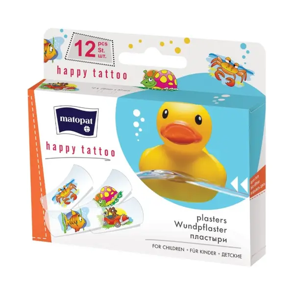 Set 3 x 12 Plasturi Happy Tatoo Bella