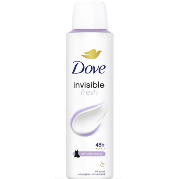 Set 3 x Deodorant Spray Dove Invisible Fresh, 200 ml