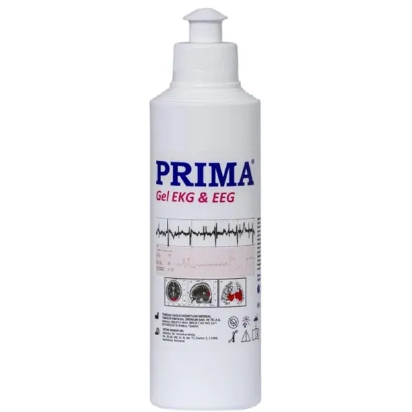 Set 3 x Gel Conductiv EKG/ECG pentru Electrozi si Diagnostic Medical, Transparent, 250 ml, Prima