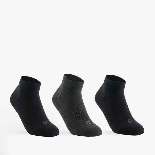 SET 3 X PERECHI ȘOSETE SPORT MEDII RS 160 NEGRU GRI COPII.