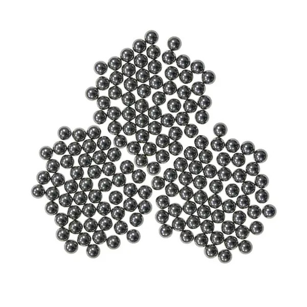Set 300 bile metalice pentru airsoft si prastie 6 mm, argintiu