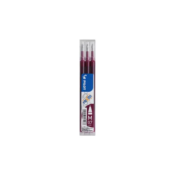 Set 36 rezerve roller Pilot Frixion Ball si Frixion Clicker diverse culori 0.7 mm Set 36 rezerve roller Pilot Frixion Ball si Frixion Clicker diverse culori 0.7 mm bordeaux