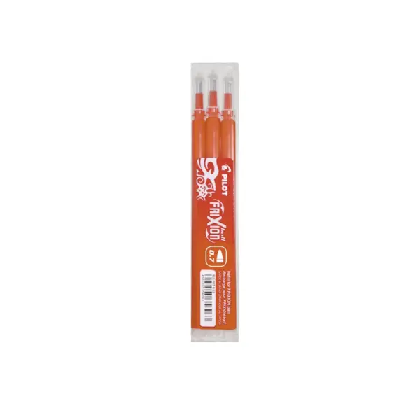 Set 36 rezerve roller Pilot Frixion Ball si Frixion Clicker diverse culori 0.7 mm Set 36 rezerve roller Pilot Frixion Ball si Frixion Clicker diverse culori 0.7 mm portocaliu