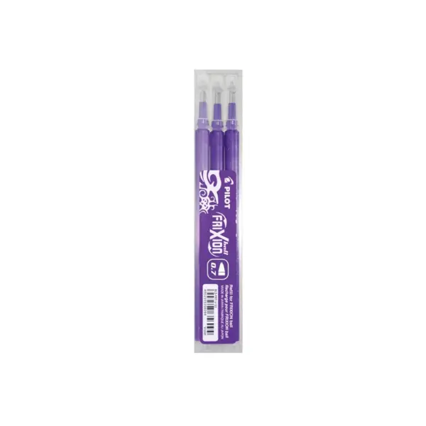 Set 36 rezerve roller Pilot Frixion Ball si Frixion Clicker diverse culori 0.7 mm Set 36 rezerve roller Pilot Frixion Ball si Frixion Clicker diverse culori 0.7 mm violet