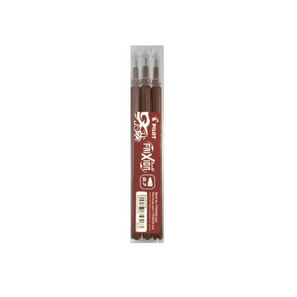 Set 36 rezerve roller Pilot Frixion Ball si Frixion Clicker diverse culori 0.7 mm Set 36 rezerve roller Pilot Frixion Ball si Frixion Clicker diverse culori 0.7 mm maro
