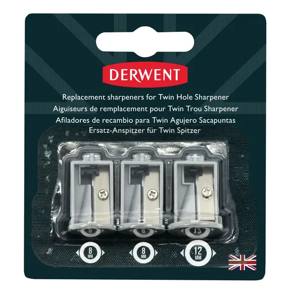 Set 3buc rezerve pentru ascutitoare electrica Derwent simpla Derwent Professional Set 3buc rezerve pentru ascutitoare electrica Derwent simpla Derwent Professional