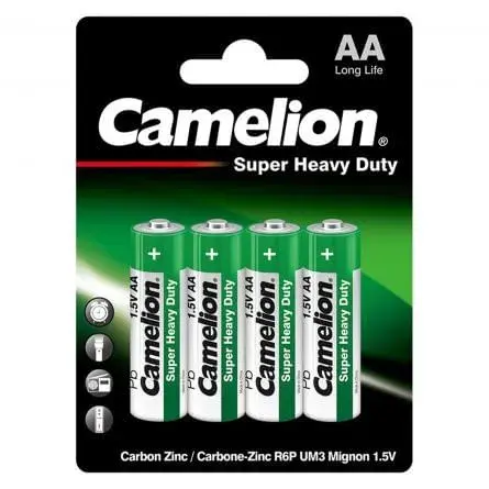 Set 4 baterii R3 AA zinc Camelion Long Life Set 4 baterii R3 AA zinc Camelion Long Life