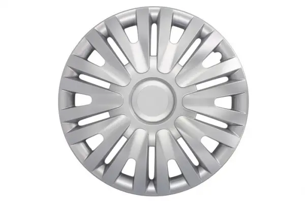 Set 4 bucati capac roata model Alpha, 14inch, culoare argintiu