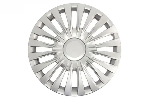 Set 4 bucati capac roata model Vento, 14inch, culoare argintiu