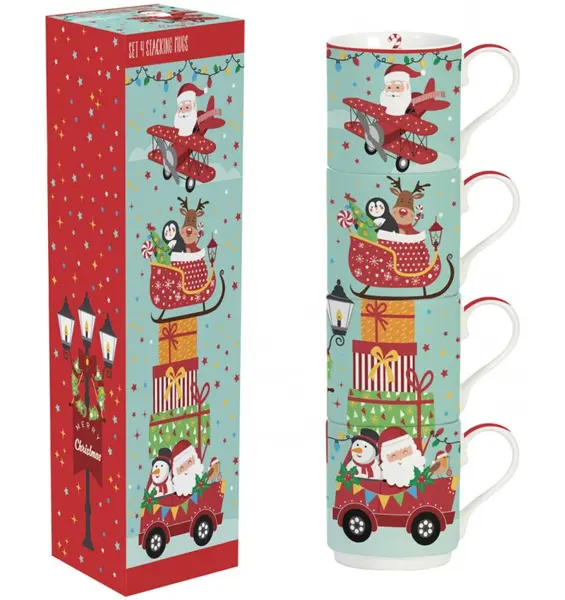 Set 4 cani *0.275l Santa's Friends