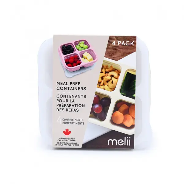 Set 4 caserole din silicon pentru gustari Melii culori asortate berry