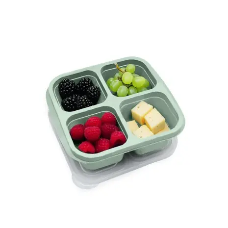 Set 4 caserole din silicon pentru gustari Melii culori asortate cactus
