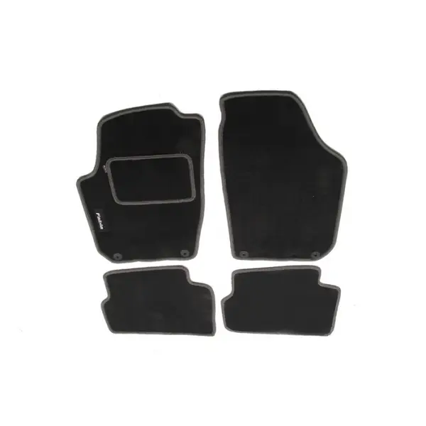 Set 4 covorase auto Skoda Fabia material textil gri inchis MAMMOOTH