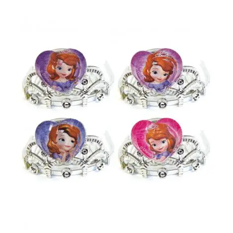 Set 4 diademe sofia Amscan AM997172