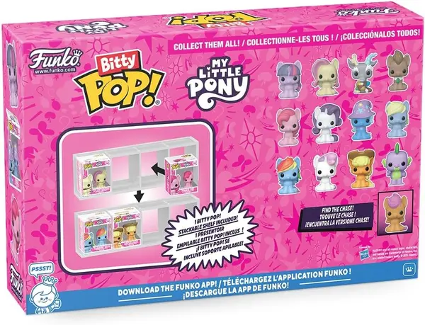 Set 4 figurine - Bitty Pop! - My Little Pony - Pack Series 3 | Funko