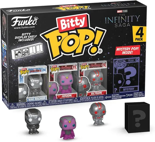 Set 4 figurine - Marvel - Iron Man, Vision, Ultron | Funko