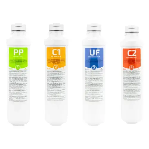 Set 4 filtre dozator Zass ZWF 24-5, schimb complet, pentru modelul de dozator ZWD 24 WF