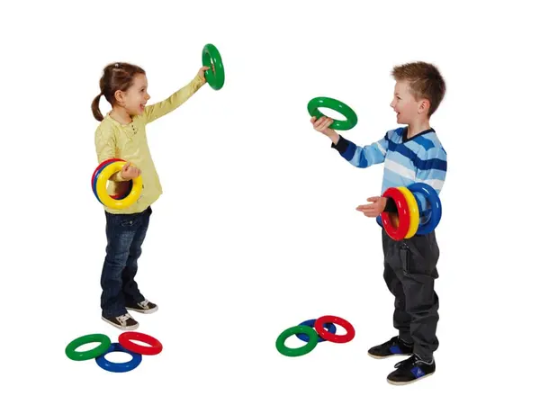 Set 4 inele din cauciuc moale de stimulare senzoriala Gym Ring