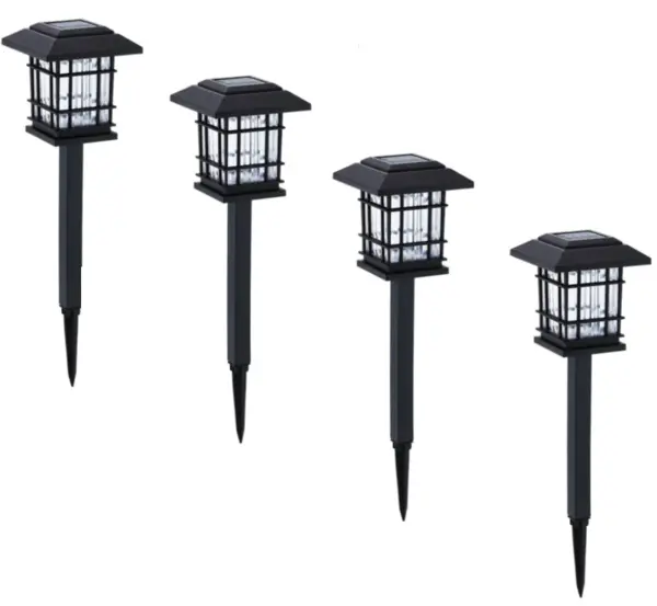 SET 4 Lampi X17 solare decorative pentru gradina XL