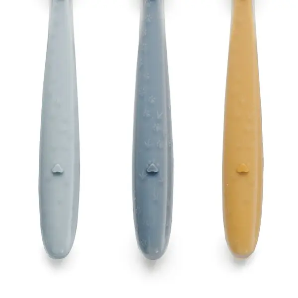 Set 4 lingurite Jane Tropic din silicon 1.2 x 1.5 x 14.7 cm BPA Free