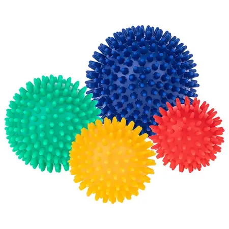 Set 4 mingi senzoriale masaj REBEL ACTIVE RBA-3059, PVC