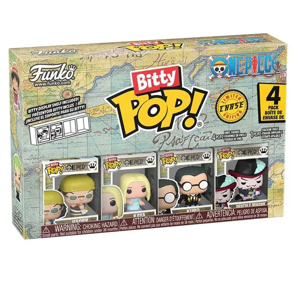 Set 4 Mini Figurine Funko Bitty POP One Piece - Usopp 2,5 cm