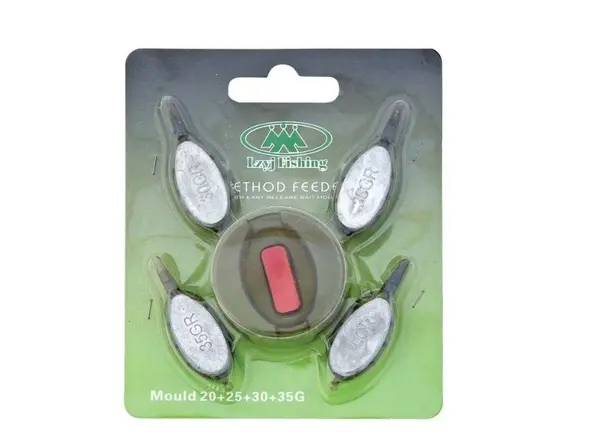 Set 4 Momitoare Method Accesorii pescuit > Nada si momeli Greutati 20 25 30 35 grame + presa