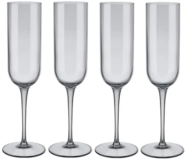 Set 4 pahare de vin Blomus - Fuum, 210 ml, gri