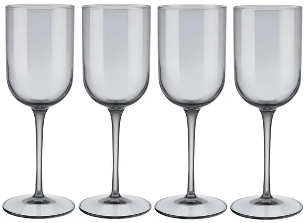 Set 4 pahare de vin Blomus - Fuum, 280 ml, gri