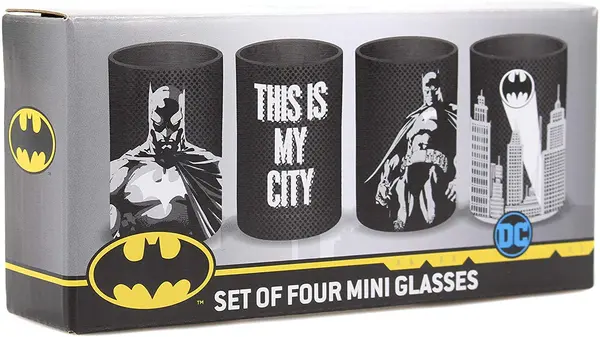 Set 4 pahare mini - Batman | Half Moon Bay