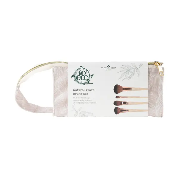 Set 4 pensule ecologice pentru machiaj Natural Travel Nude, 1 bucata, So Eco