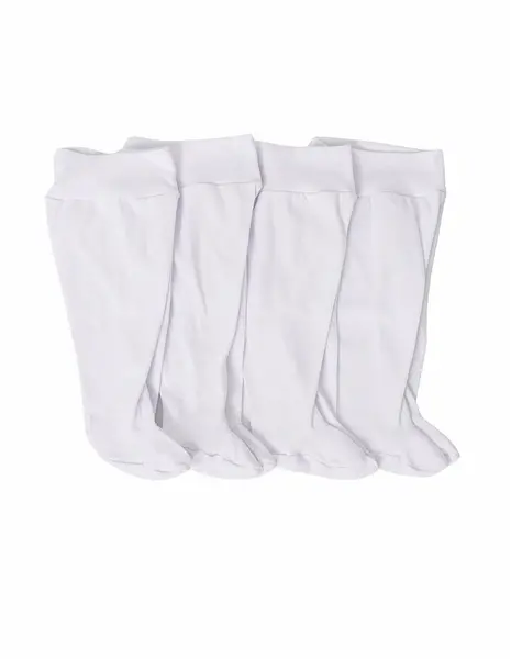 Set 4 perechi Pantalonasi cu botosei Romania alb