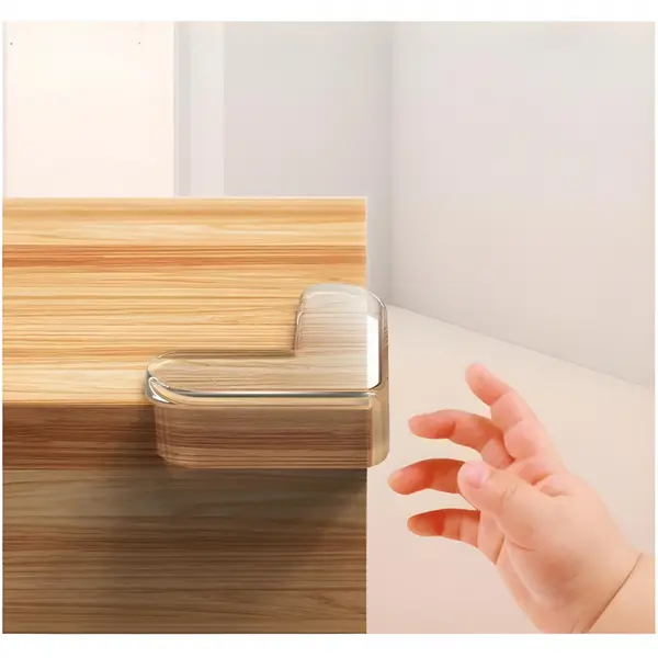 Set 4 protectii transparente pentru colturi 18x400x11x15x4