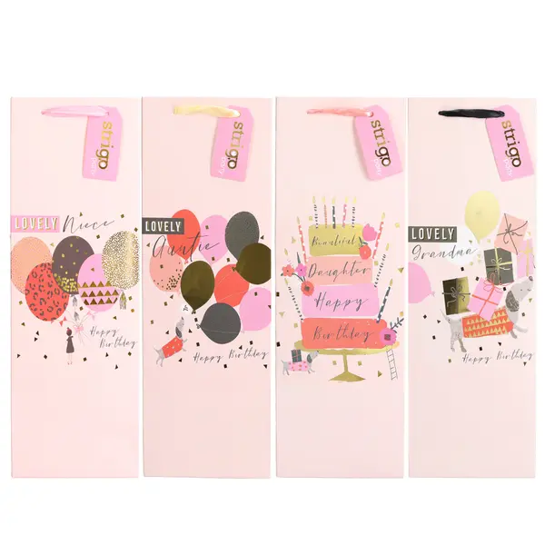 Set 4 Pungi din Hartie 12 36 9 cm, 210 gsm