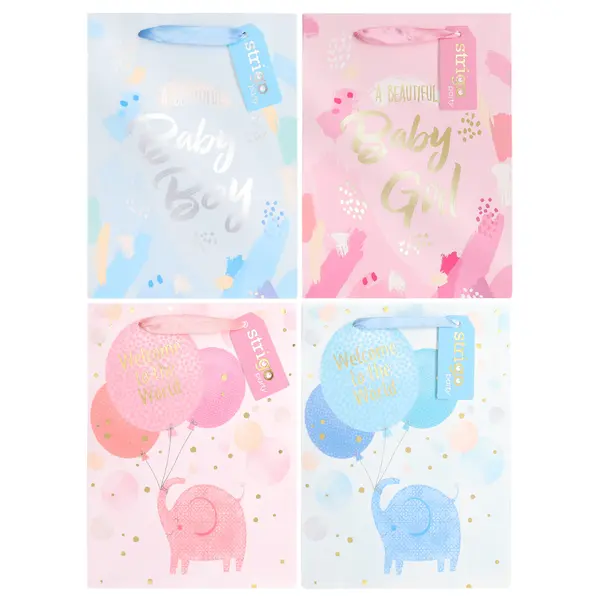 Set 4 Pungi Hartie 18A 23(h)A 10 cm, 210 gsm