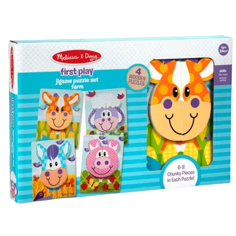 Set 4 puzzle Animale domestice - Melissa & Doug