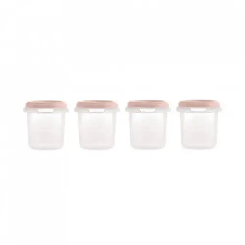 Set 4 recipiente gradate Miniland Candy 200 ml
