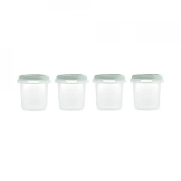 Set 4 recipiente gradate Miniland Mint 200 ml