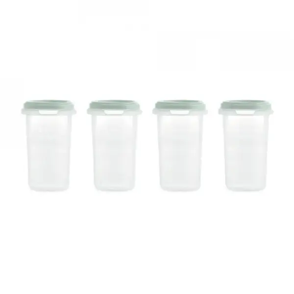 Set 4 recipiente gradate Miniland Mint 330 ml