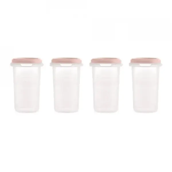Set 4 recipiente gradate Miniland Terra Blush 330 ml