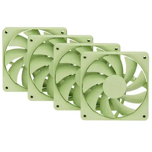 Set 4 ventilatoare HYTE FA12, 12cm, PWM, FDB (Verde)