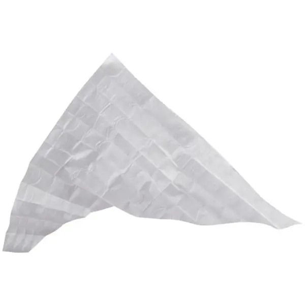 Set 4 x 2 Bandaj Triunghiular 96 x 96 x 136 cm, Alb, din Material Netesut, Prima