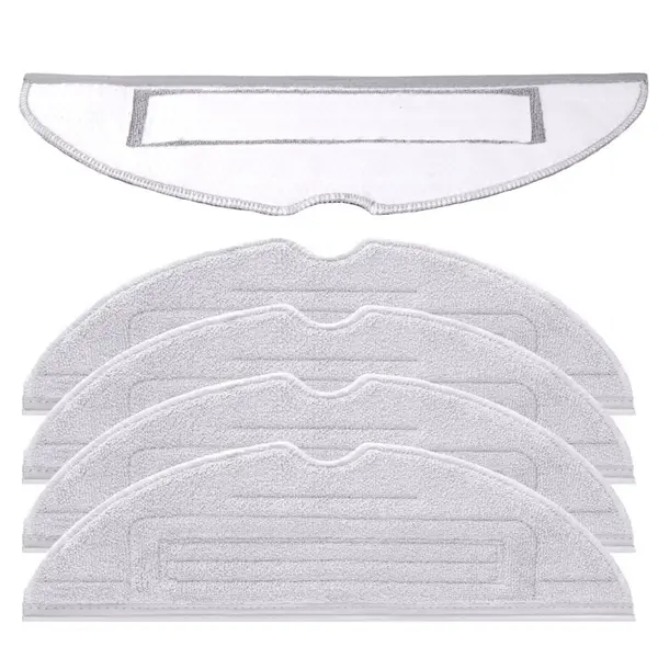 Set 4 x Lavete full mop NewEvo, compatibile cu Xiaomi RoboRock S7, S7 PLUS, S7 MAX, S7 MAXV, S70, S75, S7 Ultra, Gri