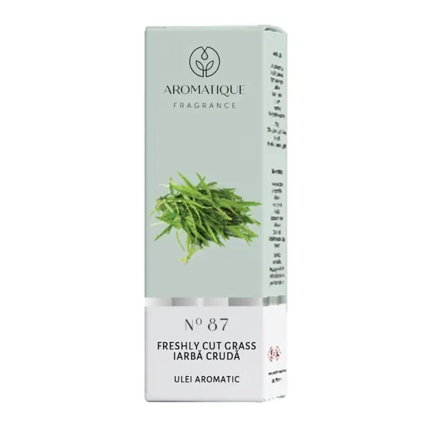 Set 4 x Ulei Aromat, Aromatique Iarba Cruda,10 ml, Ambalat la Cutie