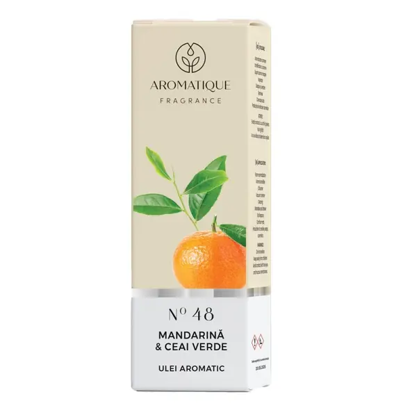 Set 4 x Ulei Aromat, Aromatique Mandarina si Ceai Verde, 10 ml, Ambalat la Cutie