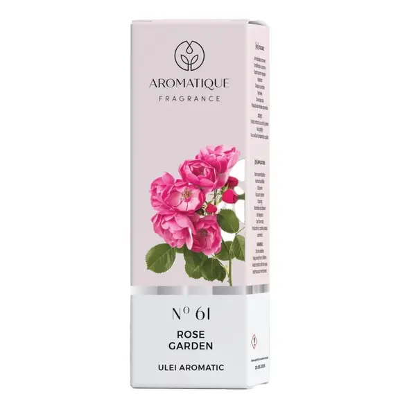 Set 4 x Ulei Aromat, Aromatique Rose Garden, 10 ml, Ambalat la Cutie