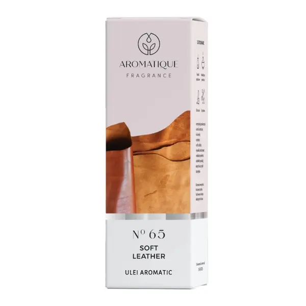 Set 4 x Ulei Aromat, Aromatique Soft Leather, 10 ml, Ambalat la Cutie